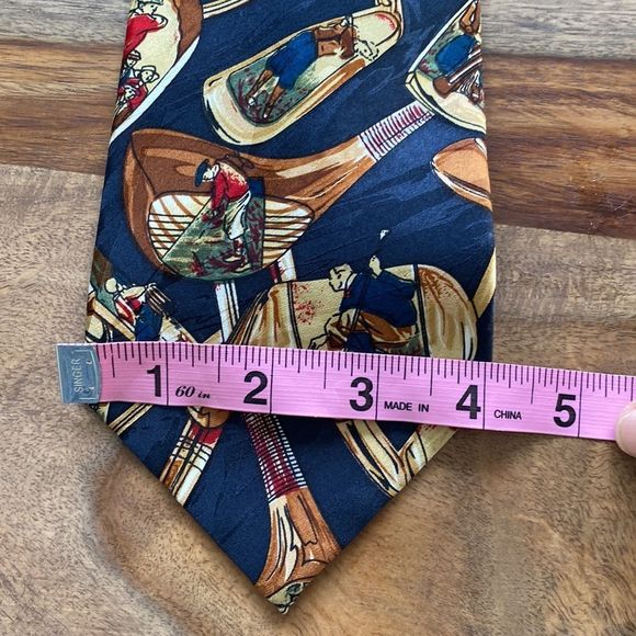 Vintage Golf J.T. Beckett Silk Tie - Picture 6 of 6